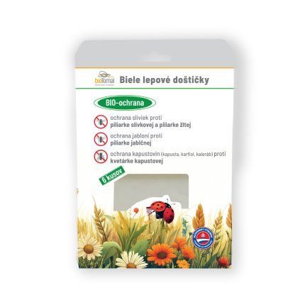 Biele lepove dosticky