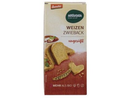 Naturata Pšeničné suchary 150g bio  BIO DEMETER VEGAN