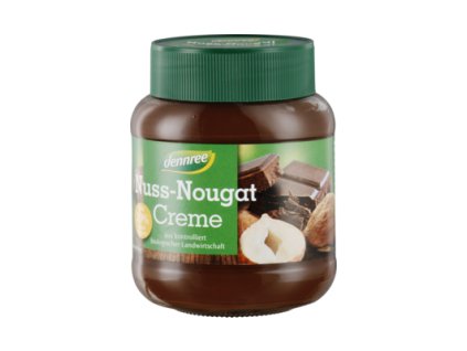 Dennree Ořechovo nugátový krém 20 % ořechů 400 g bio  BIO VEGAN