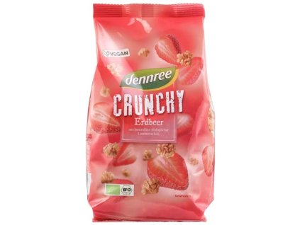 Dennree Jahodové Crunchy 375 g bio  BIO VEGAN