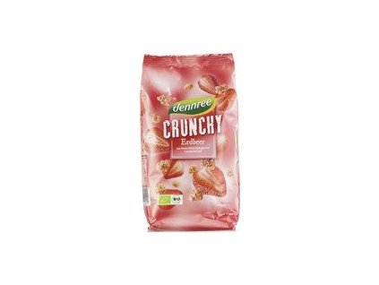 Dennree Jahodové Crunchy 375g bio  BIO VEGAN