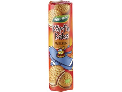 Dennree Kapitán keks sušenky pšeničné 330g bio  BIO VEGETARIAN