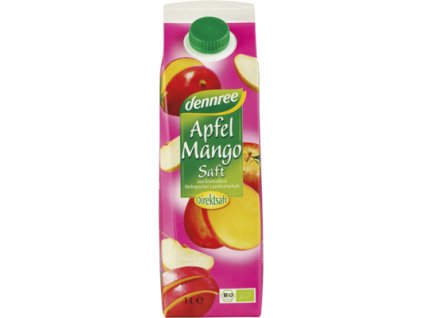 Dennree Džus jablko a mango 1 l bio  BIO VEGAN