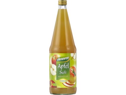 Dennree 100% Jablečný džus nefiltrovaný 1 l bio  BIO VEGAN