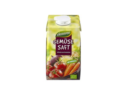 Dennree Zeleninová šťáva 0,5 l bio  BIO VEGAN