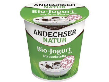 Andechser Natur Jogurt stracciatella 150g bio (Množství 1 balení)