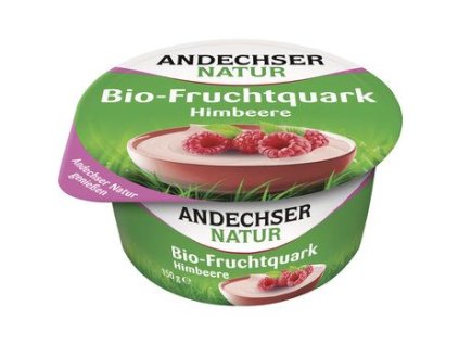 Andechser Natur Tvaroh malina 150g bio  BIO VEGETARIAN