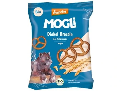 MOGLi Špaldové preclíky 50 g bio  bez soli