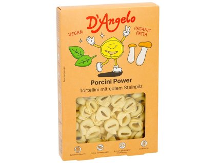 D’Angelo Tortellini s hřiby 250 g bio  BIO VEGAN
