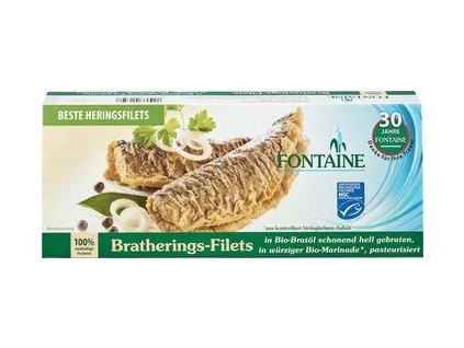 Fontaine Smažené sledí filety 325 g bio  BIO MSC