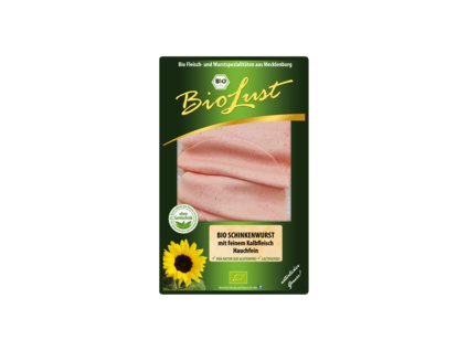 BioLust Vepřová šunka velmi jemně krájená 80 g bio  BIO BEZLEPEK