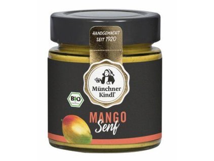 Münchner Kindl Hořčice s mangem 125ml bio  BIO VEGAN