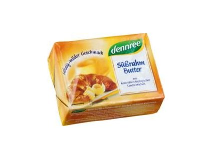 Dennree Máslo ze sladké smetany 250g bio  BIO VEGETARIAN