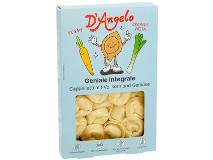 D’Angelo Cappelletti celozrnné se zeleninou 250 g bio  BIO VEGAN