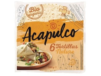 Acapulco Tortilla Nature 240g bio  BIO VEGETARIAN