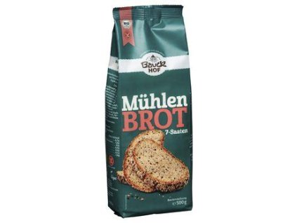 Bauckhof Mlýnský 7zrnný chléb 500g bio  BIO VEGAN BEZLEPEK