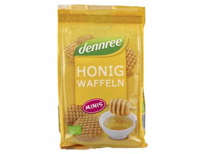 Dennree Vafle medové mini 150g bio  BIO VEGETARIAN