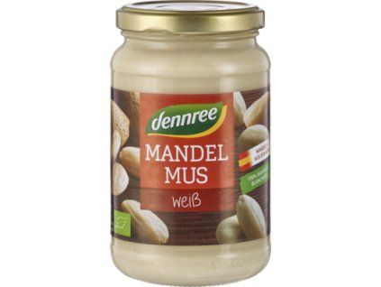 Dennree 100% Mandlové máslo bílé 350g bio  BIO VEGAN