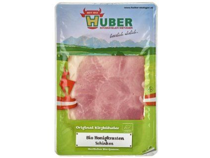 Huber Kitzbühel Vepřová šunka s medem 80 g bio  BIO