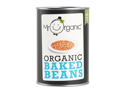 Mr.Organic Pečené fazole 400g bio  BIO VEGAN BEZLEPEK