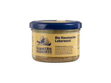 Vorwerk Podemus Domácí paštika játrová 170 g bio  BIO BEZLEPEK