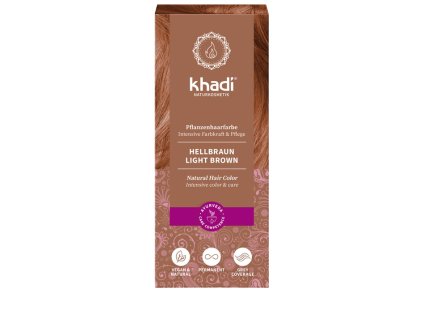 Khadi Světle hnědá barva na vlasy 100 g eco  ECO VEGAN