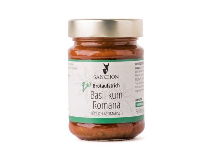 Sanchon Pomazánka rajčata a bazalka 190g bio  BIO VEGETARIAN