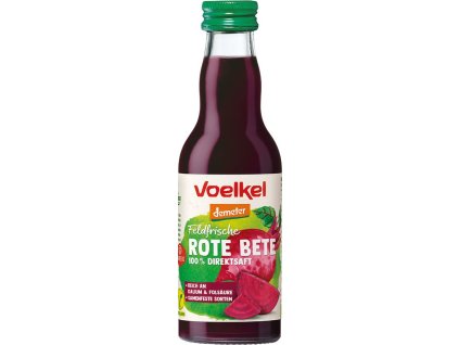 Voelkel Šťáva z červené řepy 200 ml bio  DEMETER VEGAN
