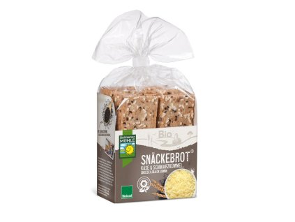 Bohlsener Mühle Snäckebrot černý kmín a sýr 200g bio  BIO VEGETARIAN