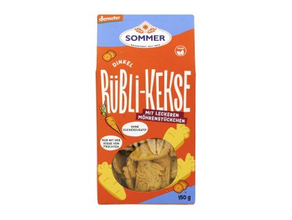 Sommer Špaldové mrkvové sušenky 150 g bio  BIO VEGAN DEMETER