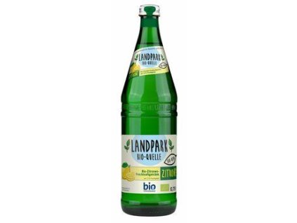 Landpark Minerální voda zakalený citrón 750 ml bio  SKLO