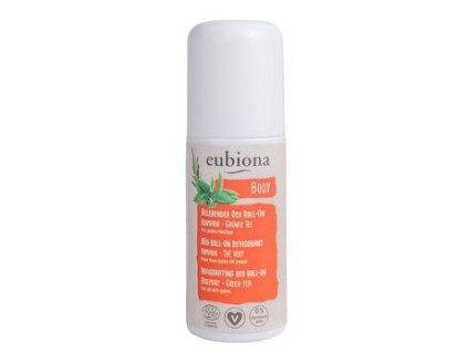 Eubiona Deodorant roll-on zelený čaj a rozmarýn 50ml eco  ECO VEGAN