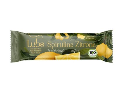 Lubs Tyčinka citron a spirulina 40g bio  BIO VEGAN BEZLEPEK