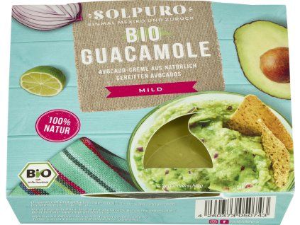 Solpuro Guacamole jemné 150g bio  BIO VEGAN
