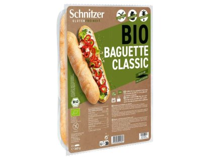 Schnitzer Bageta classic kukuřičná 2x180g bio  BIO VEGAN BEZLEPEK