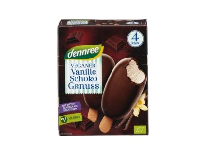 Dennree Nanuky čokoláda a vanilka 4x 90 ml bio  BIO VEGAN