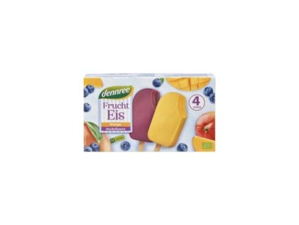 Dennree Mango-borůvka nanuky 4x90 ml bio  BIO VEGAN