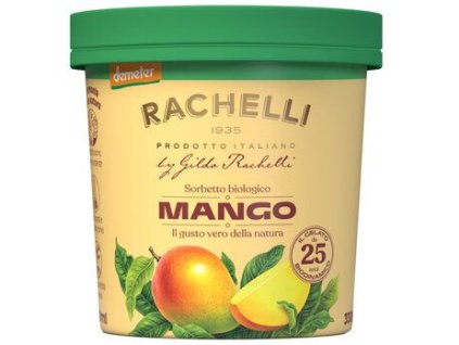 Gildo Rachelli Mangový sorbet zmrzlina 500 ml bio  Demeter VEGAN
