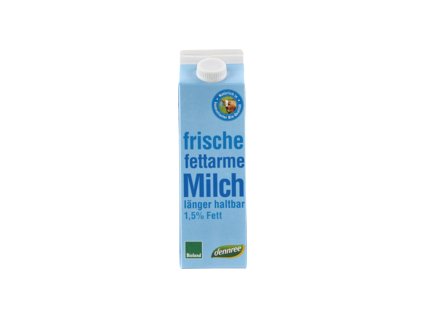 Dennree Mléko čerstvé polotučné 1 l bio  BIO VEGETARIAN