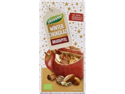 Dennree Zimní čokoláda 100 g bio  BIO VEGETARIAN