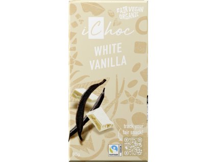 iChoc Bílá vanilka 80g bio  BIO VEGAN