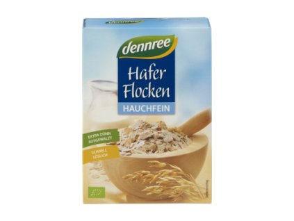 Dennree Ovesné vločky extra jemné 250 g bio  BIO VEGAN