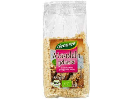 Dennree Mandle nasekané 100 g bio  BIO VEGAN