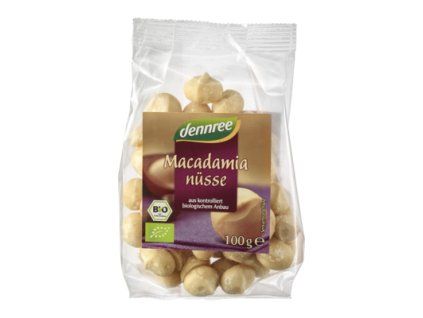 Dennree Makadamové ořechy 100g bio  BIO VEGAN