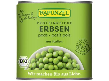 Rapunzel Hrášek sterilovaný 340 g bio  BIO VEGAN