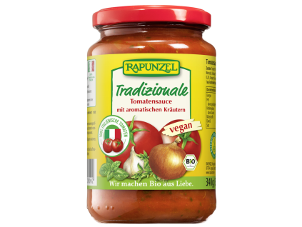 Rapunzel Rajčatová omáčka Tradizionale 340g bio  BIO VEGAN BEZLEPEK