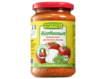 Rapunzel Rajčatová omáčka s ricottou 360g bio  BIO VEGETARIAN BEZLEPEK