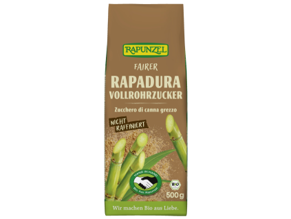 Rapunzel Rapadura třtinový cukr 500g bio  BIO VEGAN BEZLEPEK