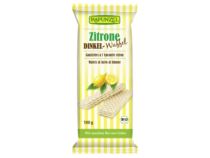Rapunzel Oplatky špaldové citronové 100g bio  BIO VEGETARIAN