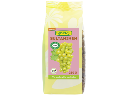 Rapunzel Rozinky sultánky 250g bio  BIO DEMETER VEGAN